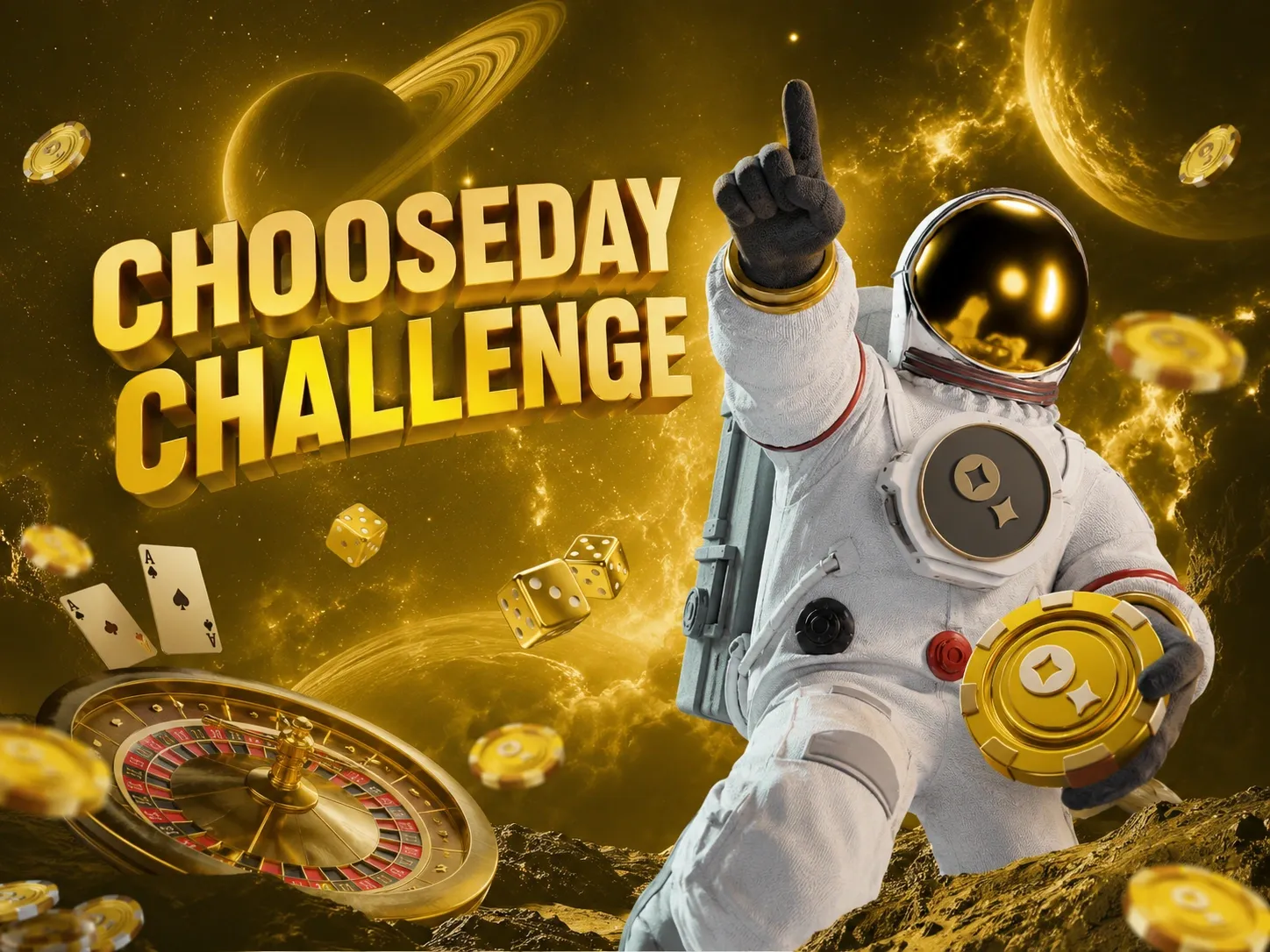 Justcasino chooseday challenge